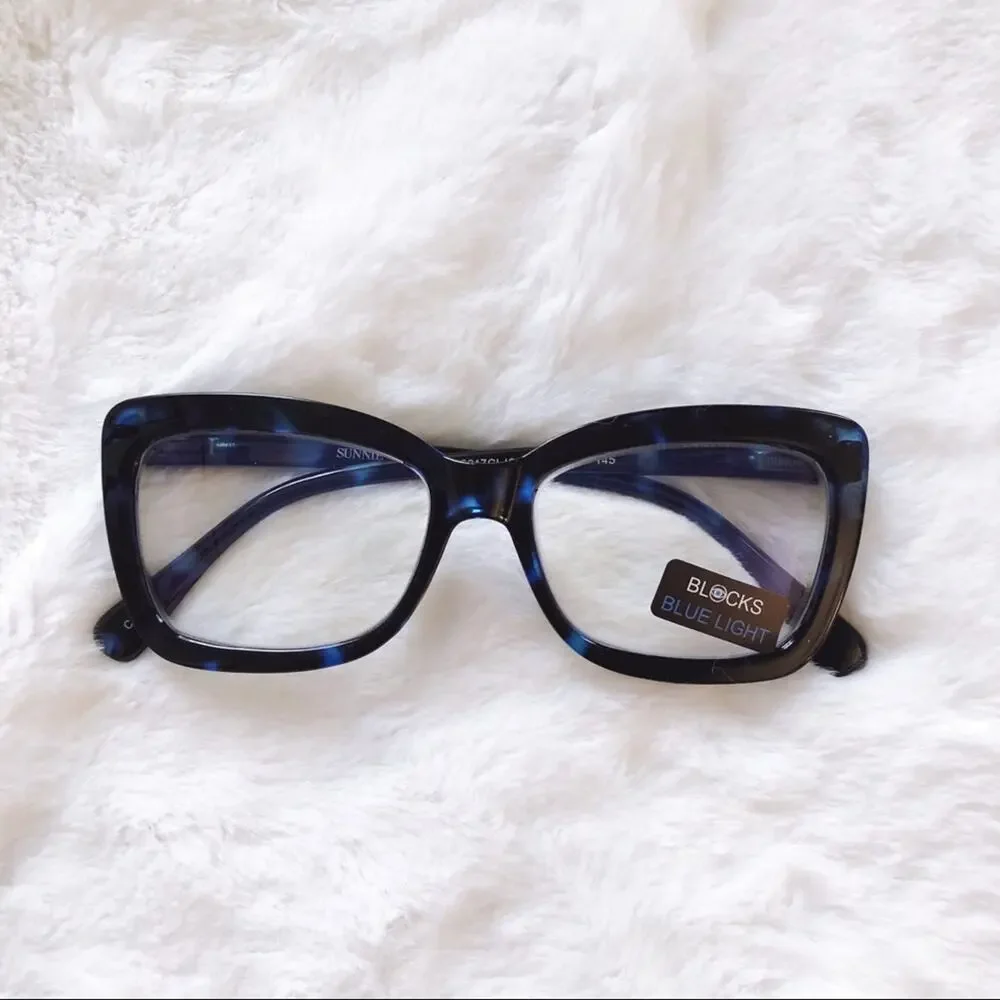 Grace Black & Blue Computer Blue Light Glasses